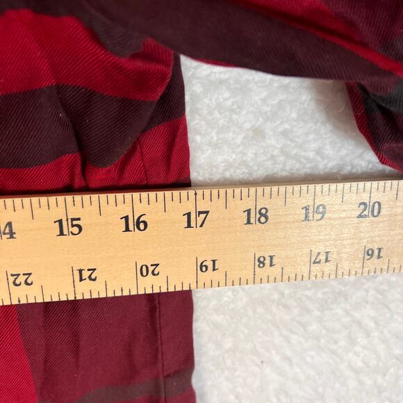 Burberry Brit Shirt Womens Size XS Red Check Plaid Classic Preppy Designer Top - Picture 4 of 6